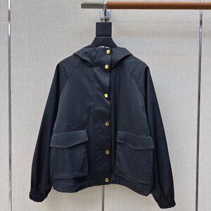 Loro Piana latest hooded trench coat